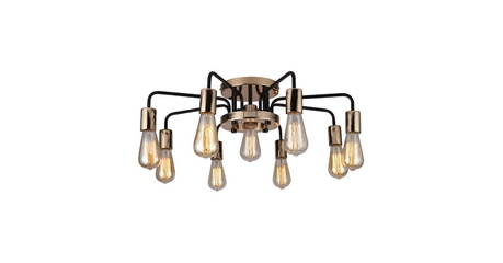 Потолочная люстра Arte Lamp A6001PL-9BK