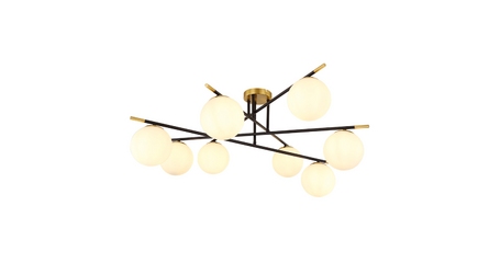 Потолочная люстра Arte Lamp Alcor A2224PL-8BK