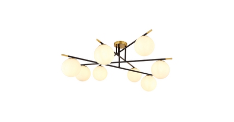 Потолочная люстра Arte Lamp Alcor A2224PL-8BK
