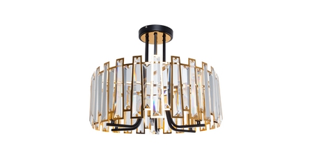 Потолочная люстра Arte Lamp Amber A1028PL-6BK