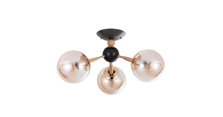 Потолочная люстра Arte Lamp Boston A4485PL-3BK