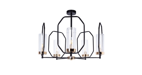 Потолочная люстра Arte Lamp Celaeno A7004PL-5BK