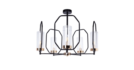 Потолочная люстра Arte Lamp Celaeno A7004PL-5BK