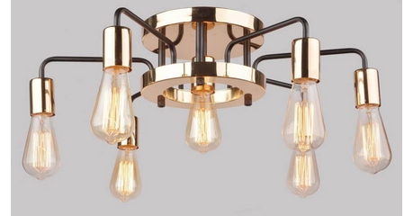 Потолочная люстра Arte Lamp Gelo A6001PL-7BK