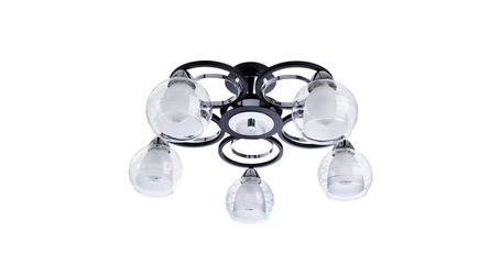 Потолочная люстра Arte Lamp Ginevra A1604PL-5BK