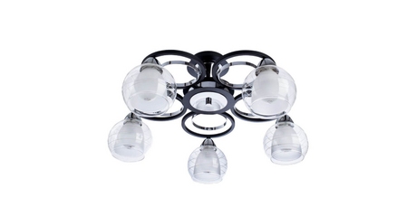 Потолочная люстра Arte Lamp Ginevra A1604PL-5BK