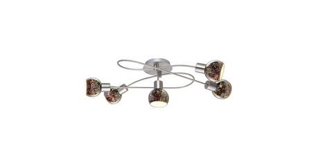 Потолочная люстра Arte Lamp Illusione A6125PL-5SS
