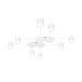 Потолочная люстра Arte Lamp Legacy A8024PL-8WH