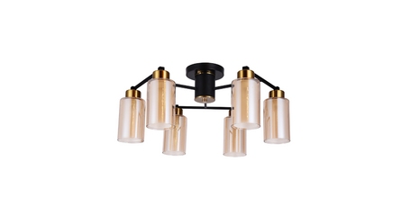 Потолочная люстра Arte Lamp Leo A7027PL-6BK