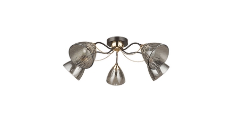 Потолочная люстра Arte Lamp Lily A4366PL-5BK