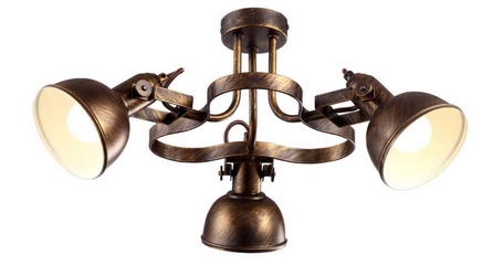Потолочная люстра Arte Lamp Martin A5216PL-3BR