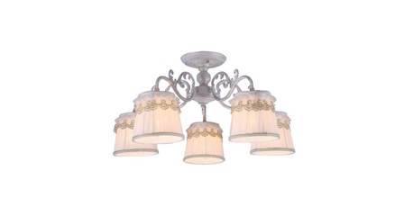 Потолочная люстра Arte Lamp Merletto A5709PL-5WG