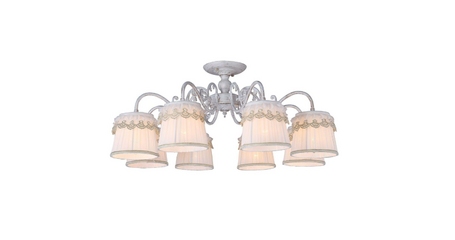 Потолочная люстра Arte Lamp Merletto A5709PL-8WG