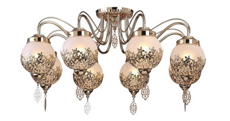 Потолочная люстра Arte Lamp Moroccana A4552PL-8GO