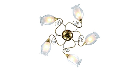 Потолочная люстра Arte Lamp Mughetto A9289PL-5GO