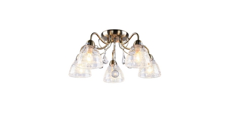 Потолочная люстра Arte Lamp Rugiada A1658PL-5AB