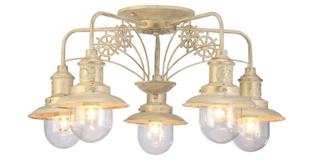 Потолочная люстра Arte Lamp Sailor A4524PL-5WG