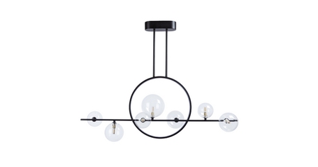 Потолочная люстра Arte Lamp Saturn A7791SP-59BK