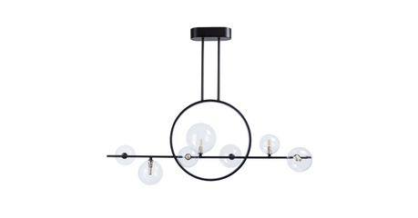Потолочная люстра Arte Lamp Saturn A7791SP-59BK
