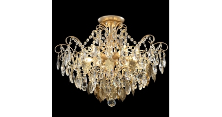 Потолочная люстра Crystal Lux ESMIRALDA PL6 GOLD