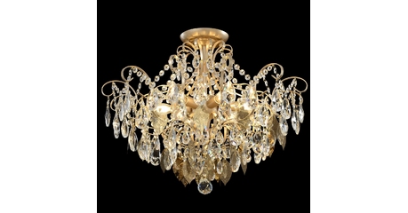 Потолочная люстра Crystal Lux ESMIRALDA PL6 GOLD