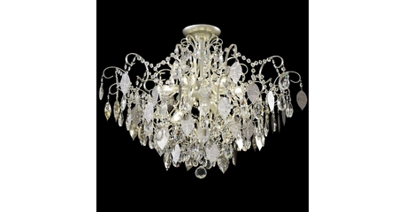 Потолочная люстра Crystal Lux ESMIRALDA PL9 SILVER