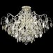 Потолочная люстра Crystal Lux ESMIRALDA PL9 SILVER