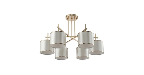 Потолочная люстра Crystal Lux Sergio PL6 Gold