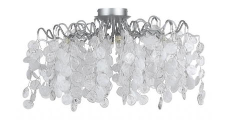 Потолочная люстра Crystal Lux Tenerife PL8 Silver
