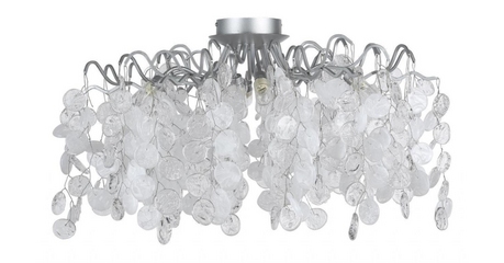 Потолочная люстра Crystal Lux Tenerife PL8 Silver