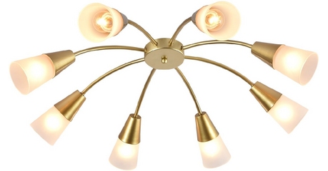 Потолочная люстра Escada Aquilegia 1100/8P Gold