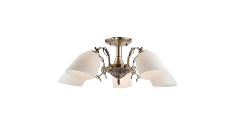 Потолочная люстра Eurosvet 22010/5 античная бронза