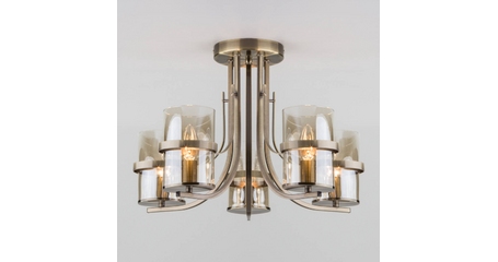 Потолочная люстра Eurosvet 60085/5 античная бронза