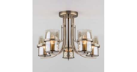 Потолочная люстра Eurosvet 60085/5 античная бронза