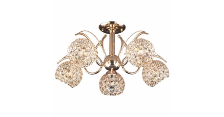 Потолочная люстра Eurosvet 7777/5 золото