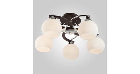 Потолочная люстра Eurosvet 9654/5 хром/венге