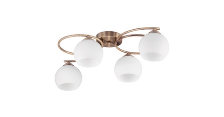 Потолочная люстра Eurosvet Alba 30144/4 античная бронза