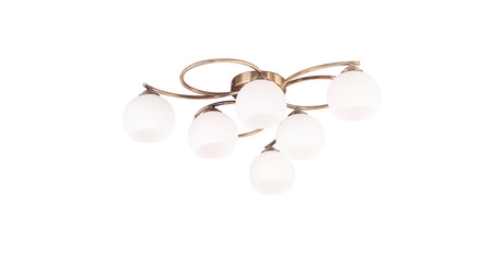 Потолочная люстра Eurosvet Alba 30144/6 античная бронза