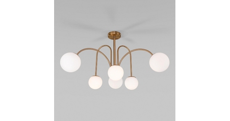 Потолочная люстра Eurosvet Alix 30177/6 латунь Smart a055499