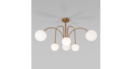 Потолочная люстра Eurosvet Alix 30177/6 латунь Smart a055499