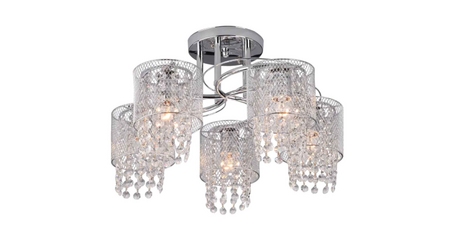 Потолочная люстра Eurosvet Bonnie 30137/5 хром