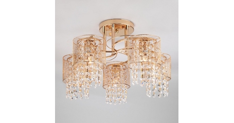 Потолочная люстра Eurosvet Bonnie 30137/5 золото