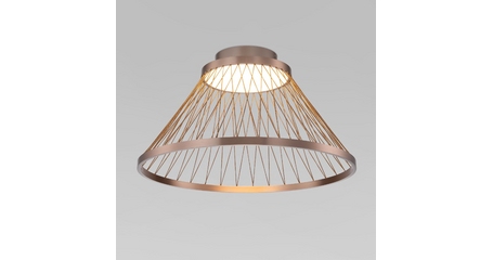 Потолочная люстра Eurosvet Cesta 40019/1 LED коричневый a069291