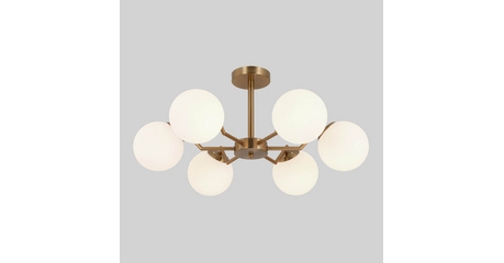Потолочная люстра Eurosvet Frost 70154/6 латунь