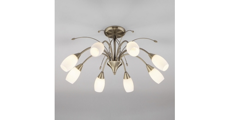 Потолочная люстра Eurosvet Ginevra 30280/8 античная бронза