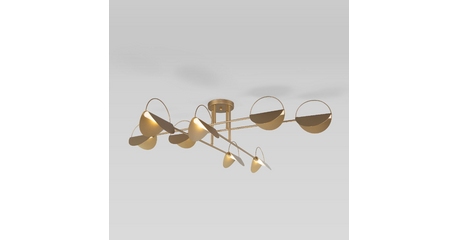 Потолочная люстра Eurosvet Grazia 70148/8 золото Smart a062039