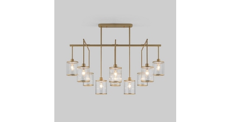 Потолочная люстра Eurosvet Inari 60144/10 золото Smart a061944