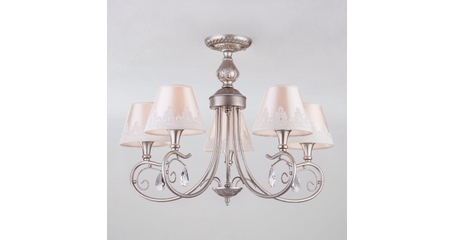 Потолочная люстра Eurosvet Incanto 60069/5 серебро