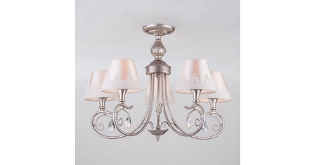 Потолочная люстра Eurosvet Incanto 60069/5 серебро