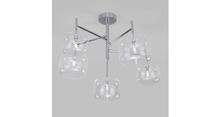 Потолочная люстра Eurosvet Jar 70128/5 хром